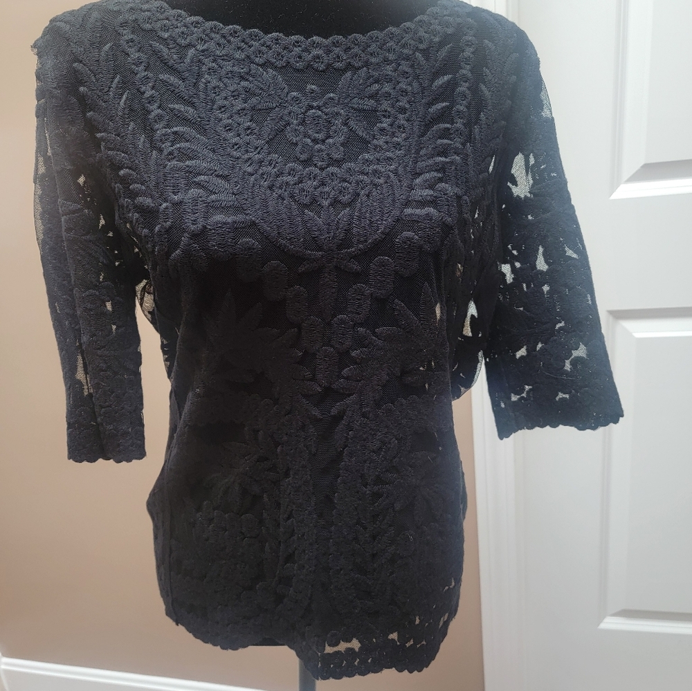 Laundry Shelli Segal Lace Top